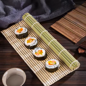 Bamboo <span class=keywords><strong>Sushi</strong></span> Roller Mat Bamboo <span class=keywords><strong>Sushi</strong></span> Rolling Mats Maker 9,5 pulgadas Square Principiante <span class=keywords><strong>Sushi</strong></span> Kit - Product Image 4