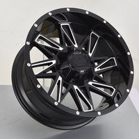 Rines de Aluminio de 20x10 Pulgadas para Camioneta, PCD114.3/139.7mm, ET-19mm, 10/12 Orificios, Certificación DOT, Repuesto para Camioneta/SUV