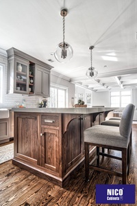 Nicocabinet tùy chỉnh tủ bếp sang trọng với đảo cho hiện đại Vòng nhà bếp tùy chỉnh tủ bếp - Product Image 4