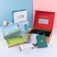 Boîte d'expédition cadeau rose en carton ondulé avec logo personnalisé emballage pour presse sur extension de cheveux de cils d'ongle