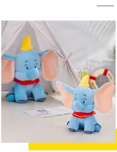Bestseller: Bambola Dumbo 30CM 60CM, Peluche Blu con Grandi Orecchie, Comodo <span class=keywords><strong>Cuscino</strong></span> Giocattolo, Regalo di Compleanno e Festività <span class=keywords><strong>per</strong></span> <span class=keywords><strong>Bambini</strong></span> - Product Image 5