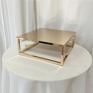 Châu Âu-Phong Cách Đám Cưới Sân Khấu Đạo Cụ Khay Bánh Rèn Sắt Cao Chân Bánh Đứng Đặt Cho Món Tráng Miệng Bảng - Product Image 4