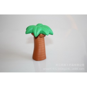 Cartoon Coconut Tree Shape Pu <b>Foam</b> Stress Relief Toy <b>Craft</b> Gift Decoration - Product Image 1