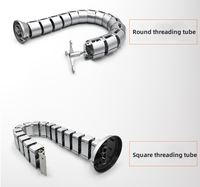 Gestion de câble de serpent de colonne vertébrale de câble de fil de Offre Spéciale pour le bureau de bureau/rotation de câble pour le bureau réglable en hauteur