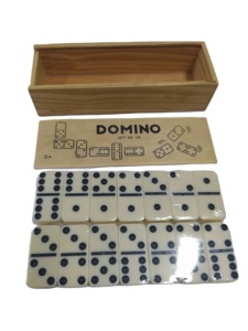Bộ <span class=keywords><strong>Domino</strong></span> Chuyên Nghiệp Bán Sỉ Nhà Máy 28 Chiếc <span class=keywords><strong>Domino</strong></span> Gỗ Trong Hộp Gỗ Trò Chơi Trong Nhà - Product Image 2