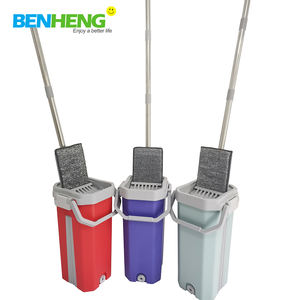 Serpillère intelligente moderne de haute qualité, serpillère <span class=keywords><strong>magique</strong></span> auto-nettoyante et auto-séchante sans effort, ensemble serpillère et seau pour le nettoyage ménager - Product Image 6