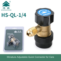 Adaptateur de recharge rapide réglable Hongsen Mini R134a pour climatisation automobile