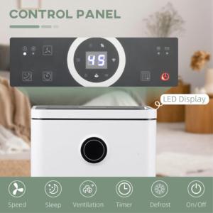 12L/Day Compressor Portable Air <b>Dehumidifier</b> 10L Smart Wifi Home <b>Dehumidifiers</b> With 24h Timer <b>Dehumidifier</b> Fan - Product Image 3