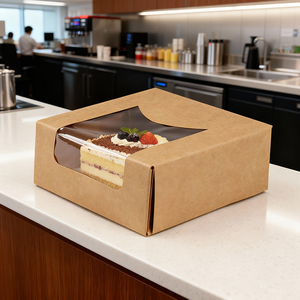 Scatole di Carta Bianca Personalizzabili e Rinforzate per Pasticceria, <span class=keywords><strong>Consegna</strong></span> di <span class=keywords><strong>Cibo</strong></span> e Conservazione - Product Image 1