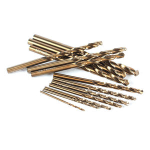 Jeu de 13 forets hélicoïdaux à lame argentée, tige droite, finition dorée, pour perçage du métal, 1,5-6,5 mm - Product Image 5