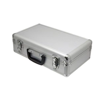 Étui en aluminium portable, étanche, antichoc et anti-poussière avec insert en mousse, OEM, de haute qualité, durable, étui de transport professionnel pour outils
