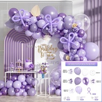 Kit de Vaisselle pour Fête d'Anniversaire, Décoration Scénique avec Arche de Ballons et Guirlande de Ballons pour Mariage et Magasin, Décorations de Table de Qualité