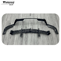 Diffuseur arrière en fibre de carbone style OEM et diffuseur à ailettes supplémentaire pour Chevrolet Corvette C8 2020+ Z06 ZR1 Kit de conversion amélioré
