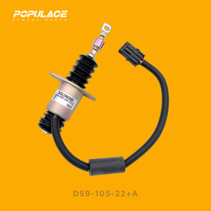 โซลินอยด์วาล์ว D59-105-22+A 12V สำหรับปิดแก๊สในสวิตช์ดับเครื่องยนต์ - Product Image 2