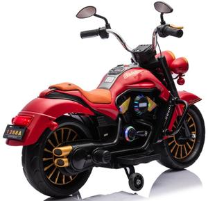 <span class=keywords><strong>Moto</strong></span> électrique pour enfants de style Harley à <span class=keywords><strong>prix</strong></span> avantageux, 12V, lumières colorées, <span class=keywords><strong>moto</strong></span> tout-terrain pour enfants avec <span class=keywords><strong>roues</strong></span> d'apprentissage - Product Image 2