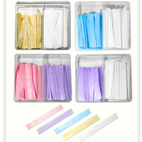 Ruban en papier coloré mixte pour rehaussement de cils, compensateur de teinture et de permanente, bande de couverture 1000 pièces