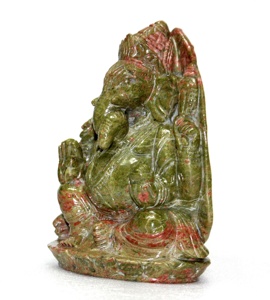 ประติมากรรมแกะสลักรูปพระพิฆเนศสำหรับตกแต่งบ้านอัญมณีที่มีพลังงานแกะสลักรูปปั้นพระพิฆเนศ - Product Image 1