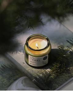 Bougie d'aromathérapie moderne de haute qualité avec bouchon en liège Ornements cadeaux en forme de bouteille de pharmacie pour les barres d'accompagnement de fête de yoga d'<span class=keywords><strong>anniversaire</strong></span> - Product Image 2