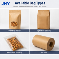 Sachet Doypack Premium pour Miel et Noix Grillées Sucrées, avec Logo Personnalisé, Qualité Alimentaire, Haute Résistance pour Emballage Alimentaire Refermable
