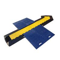 Rampa de manguera de 5 canales Kit de protector de cable resistente con rampa para silla de ruedas