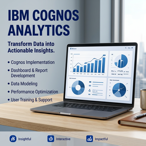 Servicios de Consultoría de IBM Cognos Analytics, Implementación de Paneles de Información, Desarrollo de Informes, Modelado de Datos, Optimización del Rendimiento - Product Image 1