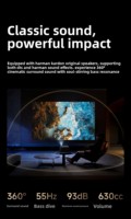 Projecteur de cinéma maison RS 20 Ultra Max à haute luminosité, 4K ultra-clair, laser tricolore, zoom, déplacement, DLP, Android, 5200 lumens