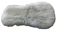 Coussin de siège en fourrure de mouton écologique Oeko-Tex personnalisé, doublure de poussette en laine mérinos pour bébé