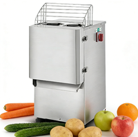 Verstelbare Aardappel- en Fruit Snijmachine YYHB-QP20 Chipsdroger 1-8mm Dikte-instelling 1100W Zware Motor Commercieel Gebruik