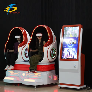 Machine de jeu de chaise d'oeuf de haute qualité 9D VR cinéma de réalité virtuelle d'intérieur 5D 2 places pour l'usage extérieur éducatif d'école à la maison - Product Image 4
