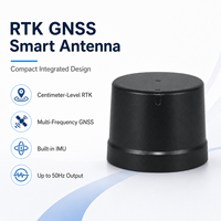 Antenne GNSS RTK multi-fréquences haute précision avec IMU intégré, indice de protection IP54, compatible 4G/Bluetooth, prise en charge SBAS, pour UAV et robots