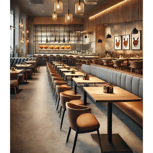 Un ensemble <span class=keywords><strong>complet</strong></span> de services de design et de décoration pour les tables et chaises de restaurants de luxe commerciaux, avec possibilité de personnalisation - Product Image 6