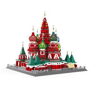Wange briques blocs de construction moscou église <span class=keywords><strong>russe</strong></span> St Basils cathédrale jouet Architecture jouets pour enfants - Product Image 1