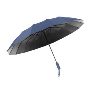Parapluie pliant automatique 16 baleines 190T 70% anti-UV, diamètre ouvert 104 cm, grand format pour hommes et femmes, double protection solaire, idéal pour les voyages - Product Image 4