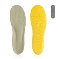 Sol Sepatu Olahraga PU 2-Piece yang Dapat Dipotong, Tebal, Menyerap Guncangan, Penyangga Lengkung Kaki, Nyaman untuk Berlari, YNBG untuk Dewasa