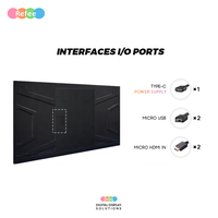 Refee QLED écran tactile intérieur 4K ad équipement de jeu menu numérique LCD signes et écrans pour la publicité