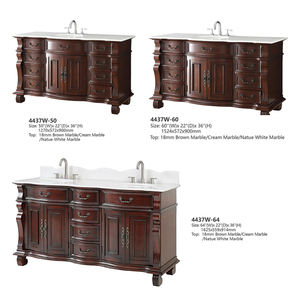 Projet d'hôtel Meubles anciens Luxueux 50 "<span class=keywords><strong>Lavabo</strong></span> simple <span class=keywords><strong>Meuble</strong></span> <span class=keywords><strong>de</strong></span> <span class=keywords><strong>salle</strong></span> <span class=keywords><strong>de</strong></span> <span class=keywords><strong>bain</strong></span> avec dessus en marbre crème nature Armoire <span class=keywords><strong>de</strong></span> <span class=keywords><strong>salle</strong></span> <span class=keywords><strong>de</strong></span> <span class=keywords><strong>bain</strong></span> - Product Image 2