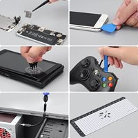 Jeu de tournevis de précision 152 en 1, kit d'outils à main avec 140 embouts, kit de réparation électronique durable avec étui de rangement