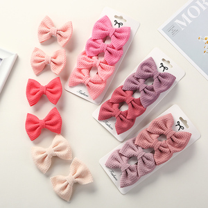 Juego de 4 pinzas para el pelo con diseño de bala, color caramelo, de poliéster, para niñas, estilo princesa, accesorios para el pelo de tela, los más vendidos - Product Image 1