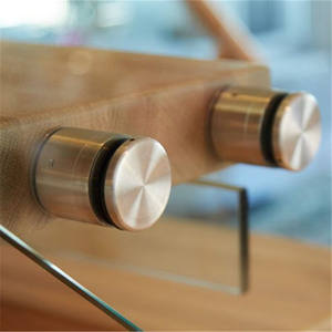 Daiya 304 suporte de aço inoxidável com vidro de desligamento redondo - Product Image 2