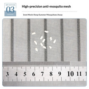 ม่านกันยุงแม่เหล็กสไตล์นอร์ดิกสีดำสำหรับ<span class=keywords><strong>ห้อง</strong></span>นอนและ<span class=keywords><strong>ห้อง</strong></span>นั่งเล่น ไม่ต้องเจาะ ตัดเย็บตามขนาด - Product Image 4