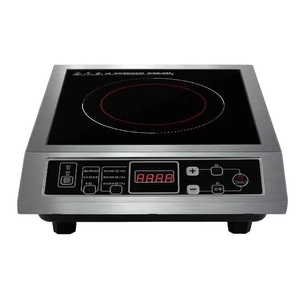 Cuisinière à induction commerciale 2000W, plaque céramique plate, cuisinière électrique portable, commande par écran tactile, 24 pour restaurant coréen, cuisine - Product Image 1