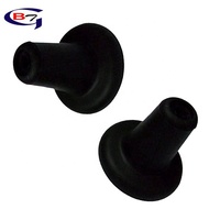 Bouchon en caoutchouc silicone creux en forme de T, noirs, dureté 30~90 Shore, pour usage automobile, tailles personnalisées, moules en stock