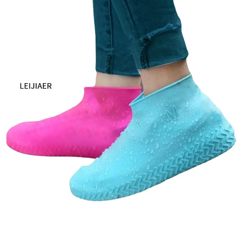 silicone shoe cover Waterproof Adjustable Silicone Rain Socks rain rubber boot Durable Sneaker Cover Welcome customs OEM