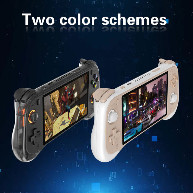 Cross-border Hot-selling H55 Linux OS Wireless Handheld Game Console Open-source Supports Large PSP Games Two-player Arcade