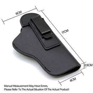 आउटडोर सामरिक होल्स्टर कस्टम डिजाइन चमड़े का पट्टा क्लिप होल्स्टर - Product Image 3