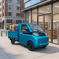 Mini camionnette électrique à quatre roues, véhicule utilitaire électrique 2000w 5000w pour la construction et l'agriculture