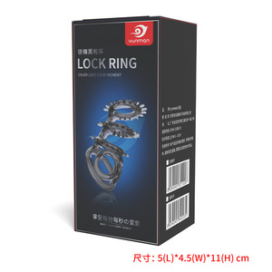 Anneau en os de dragon, manchon en cristal, anneau anti-retour, manchon à dents de loup pour homme, pour couples, anneau de verrouillage masculin, jouet sexuel pour adultes - Product Image 5