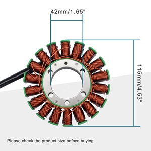 Goofit ขดลวดแม่เหล็กสเตเตอร์รถจักรยานยนต์18ขดอุปกรณ์ทดแทนสำหรับชัยชนะความเร็วสามเท่าการวิ่ง GT เสือ<span class=keywords><strong>1050</strong></span> <span class=keywords><strong>Daytona</strong></span> - Product Image 2