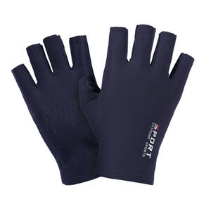 Guantes Deportivos Extremos de Medio Dedo, de Seda de Hielo, Unisex, para Ciclismo, Protección Solar, Delgados, Antideslizantes, para Montar al Aire Libre - Product Image 4
