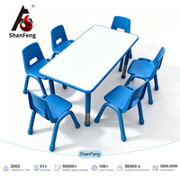 Table d'étude réglable moderne pour enfants, bureau pour la maternelle et la préscolaire, ensemble chaise et table pour l'apprentissage des enfants